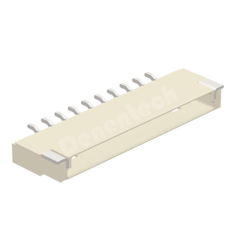 Denentech 1.25MM JAE H1.85MM single row right angle SMT 1.25mm pcb wafer female connector