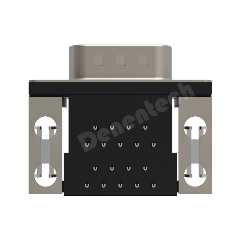 Denentech High quality D-SUB dual port 9P male to 9P male 9pin d-sub connector double d-sub connectors