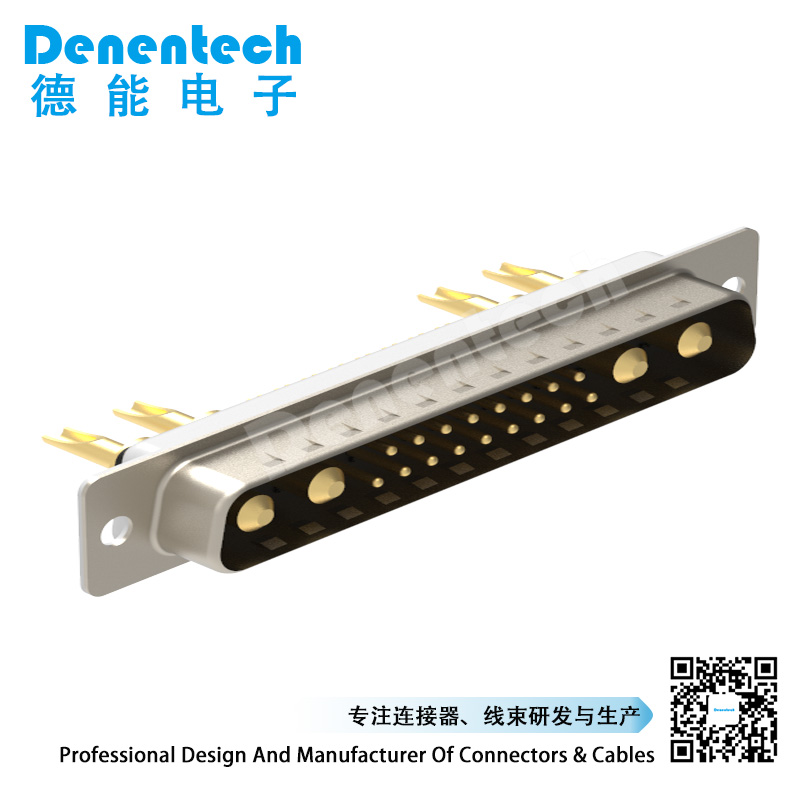 Denentech Factory direct sales 21W4 high power DB connector male connector power solder d-sub connector