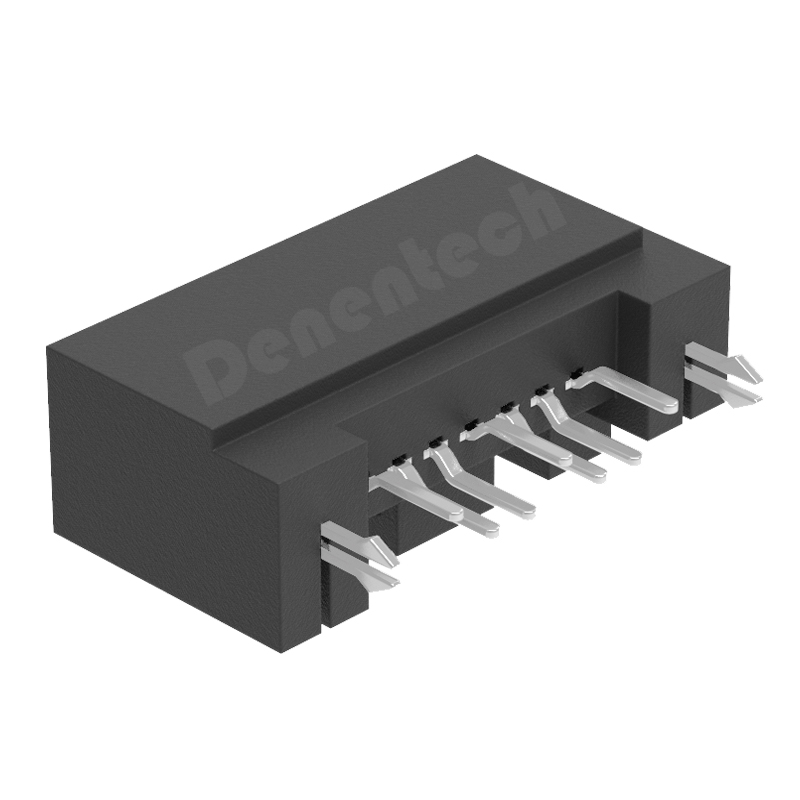 Denentech hot sale SATA 7P All Inclusive Skylight Type L SATA connector 