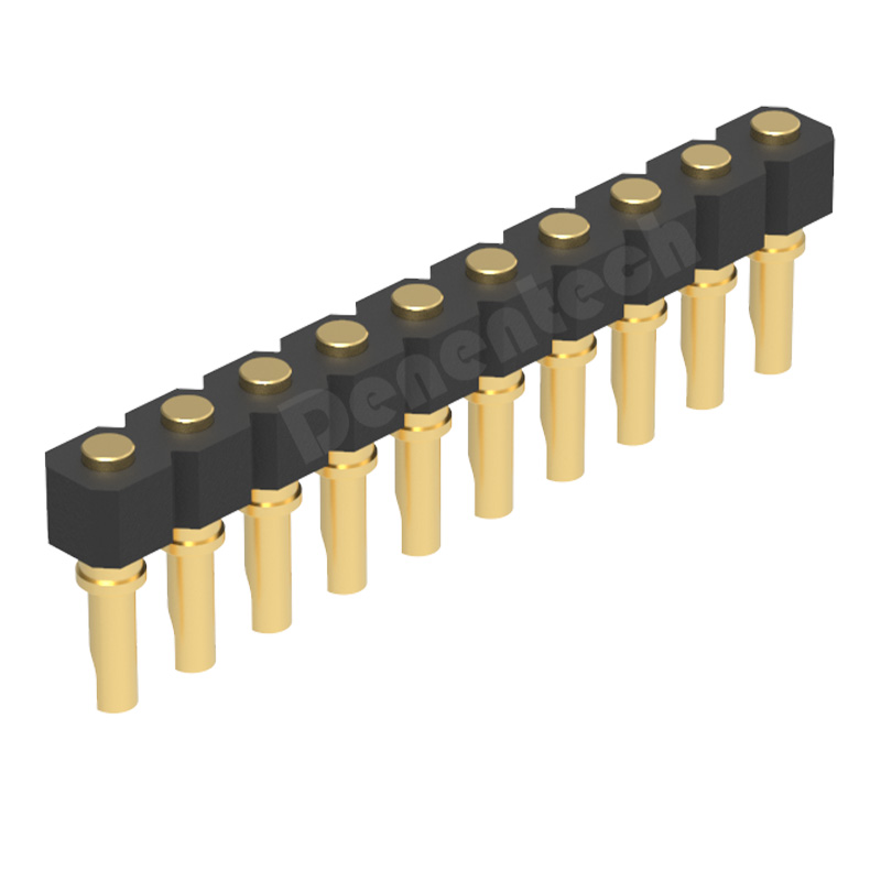 Denentech direct supply 3.0MM H2.5MM solder single row female pogo pin connector