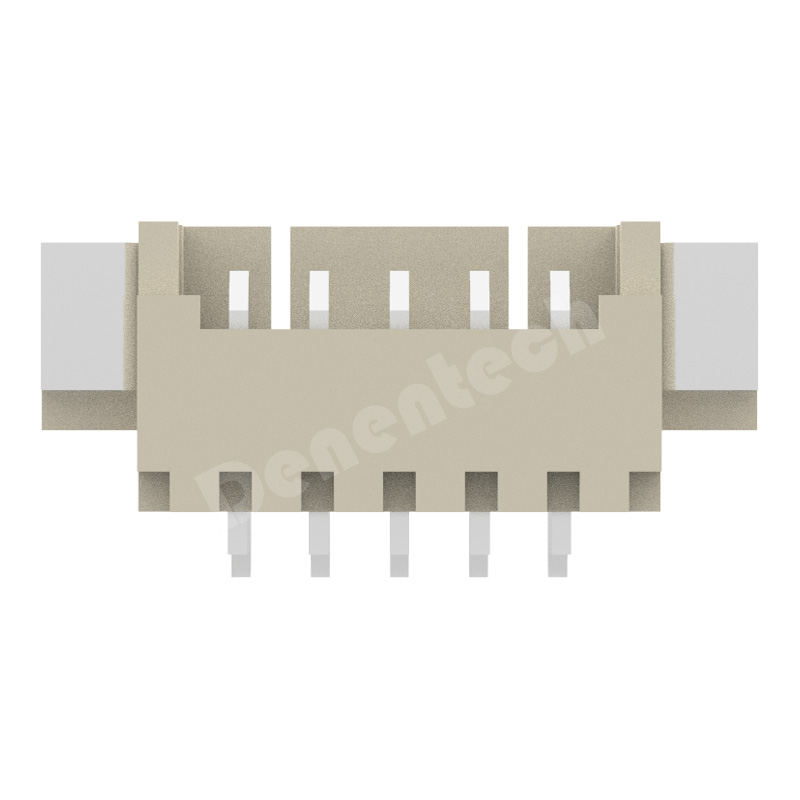 Denentech high quality WX single row right angle SMT 1.25MM 4 pin pcb wafer connector