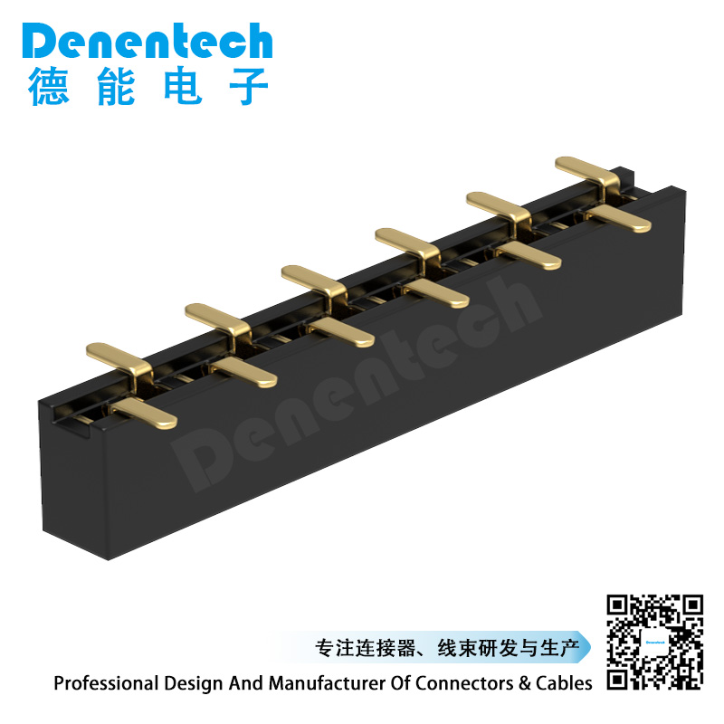 Denentech low price of1.27MM H3.4MM single row straight SMT  female header