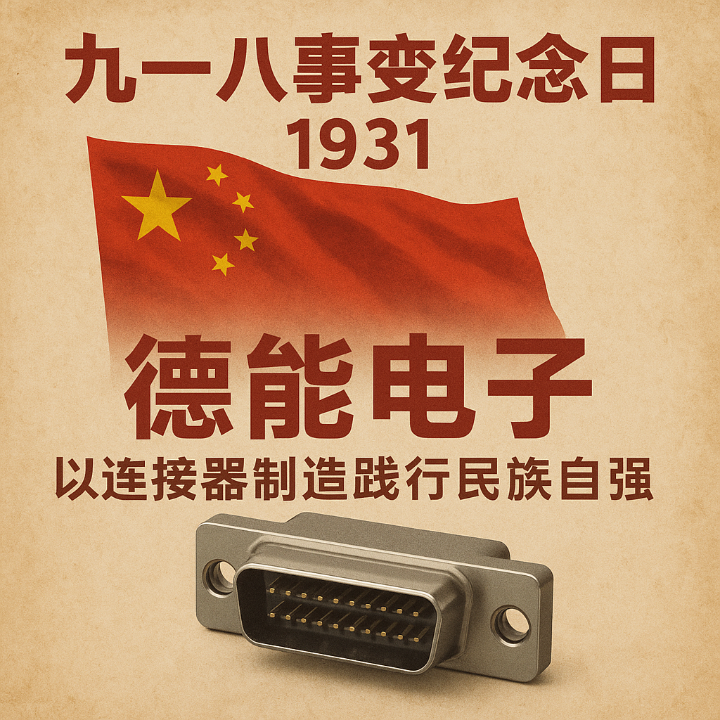 九一八事变纪念日：德能电子以连接器制造践行民族自强