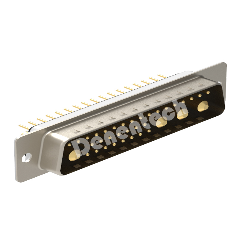 Denentech manufacturer Directly supplied 36W4 high power DB connector male straight DIP high current power connector d-sub connectors