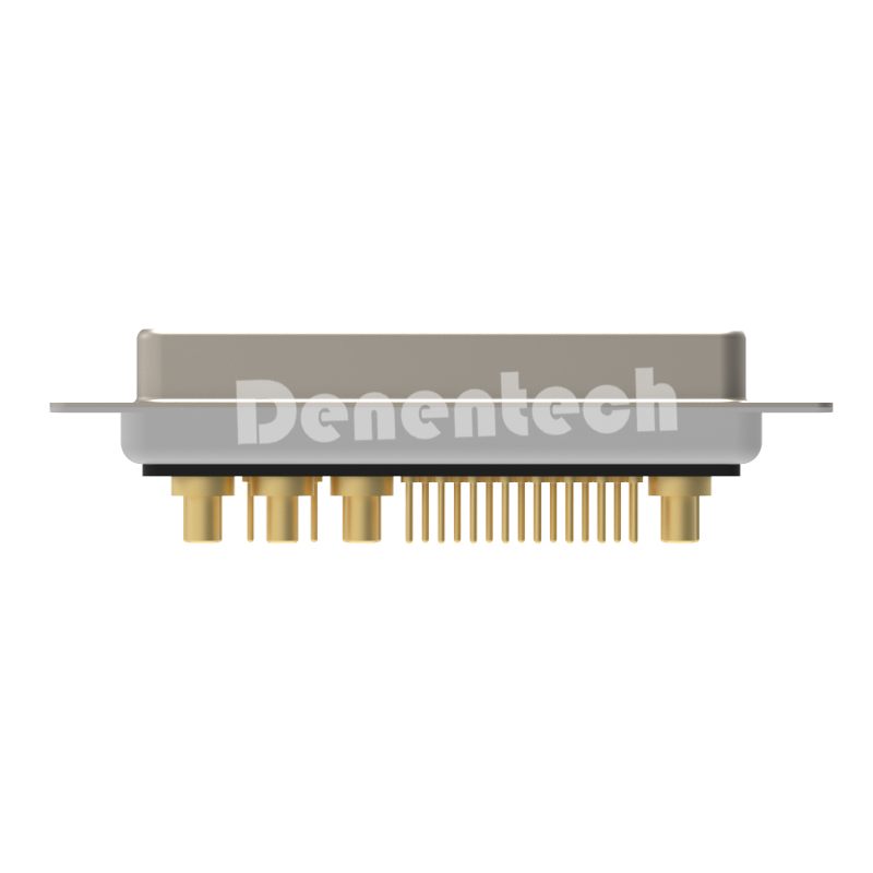 Denentech High quality 36W4 high power DB connector female straight DIP high current power connector pcb d-sub connector