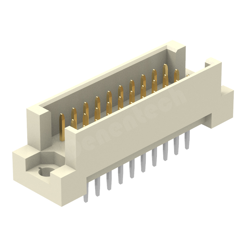 Denentech high quality 2.54mm triple row male straight DIP DIN41612 Connector