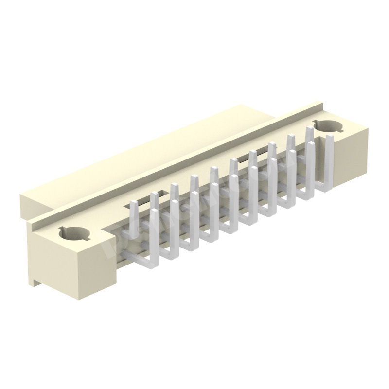 Denentech product available 2.54MM dual row female right angle DIP DIN41612 Connector