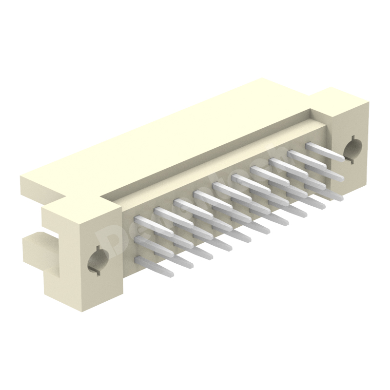 Denentech high quality 2.54mm triple row male straight DIP DIN41612 Connector