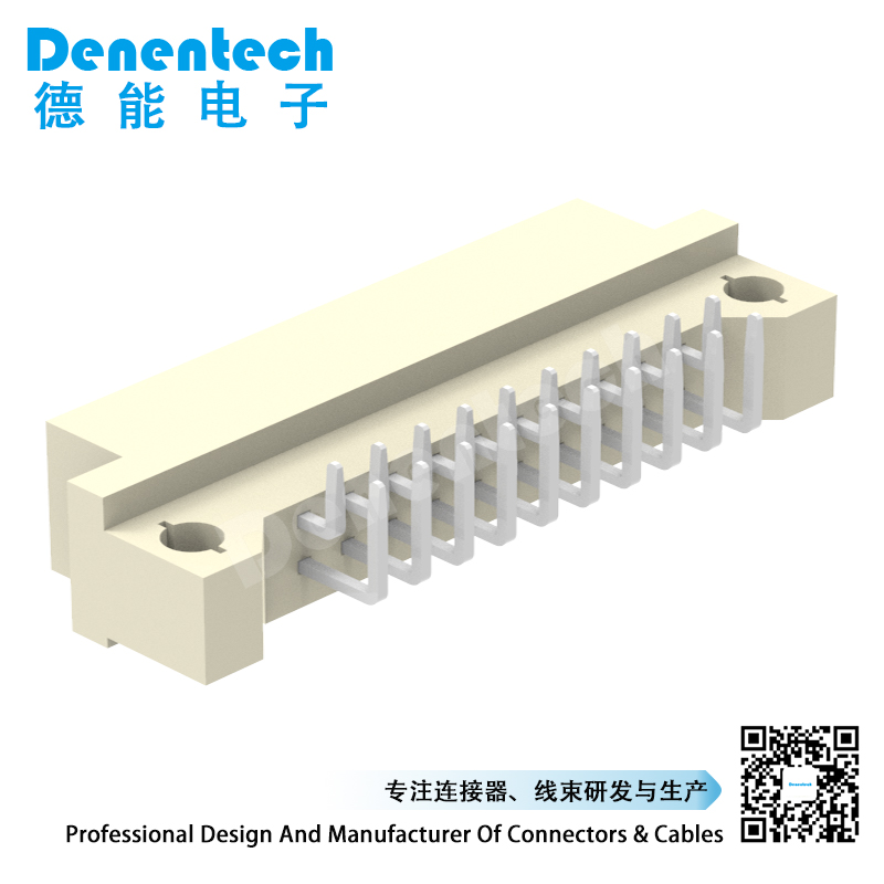 Denentech high quality product 2.54MM dual row male right angle DIP DIN41612 Connector for sale