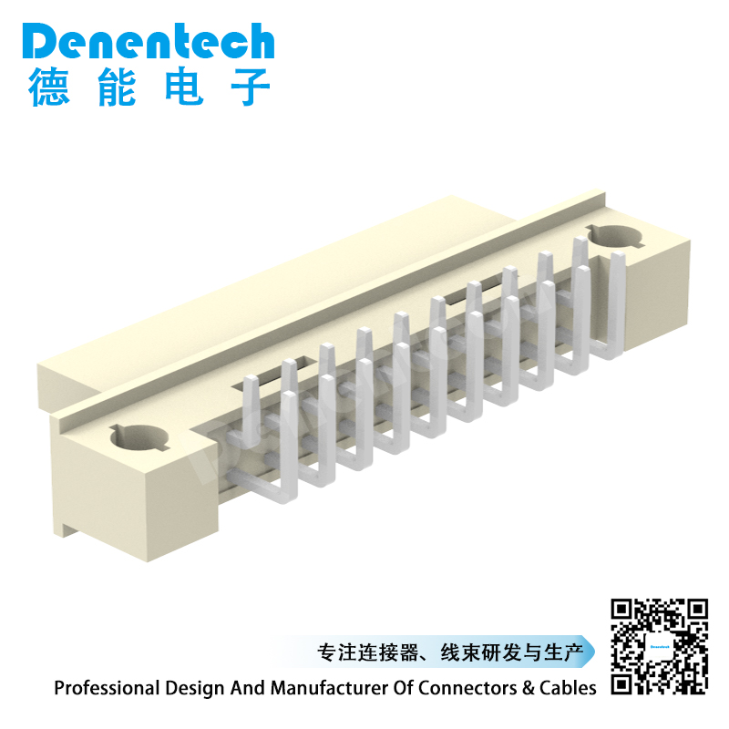 Denentech product available 2.54MM dual row female right angle DIP DIN41612 Connector
