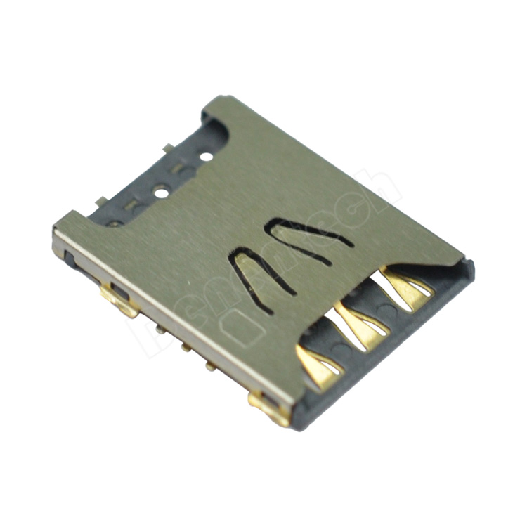 Denentech professional factory NANO SIM H1.1NO-PUSH card connector 
