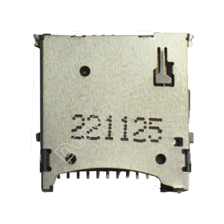 Denentech MicroSD 4.0 H1.67 push-push micro sd card socket connector for sale