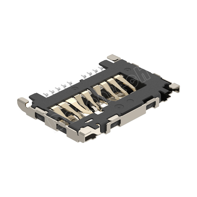 Denentech hot sale products H1.15 card connector Micro SD 3.0 card connector for PCB