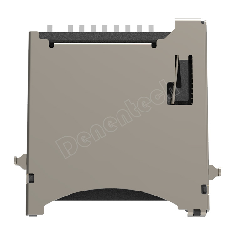 Denentech good quality factory directly Micro SIM H1.35 PUSH TYPE card connector  