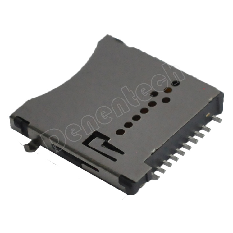 Denentech high quality SD PUSH-PUSH SINK 2.30 card connector ...