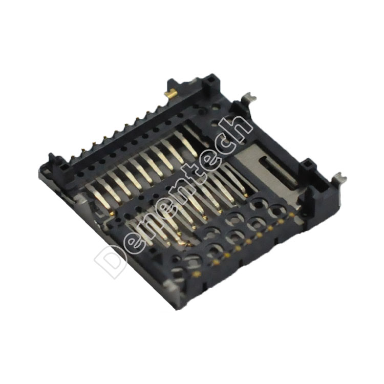Denentech MicroSD 4.0 Standoff 1.63 push memory SD card connector