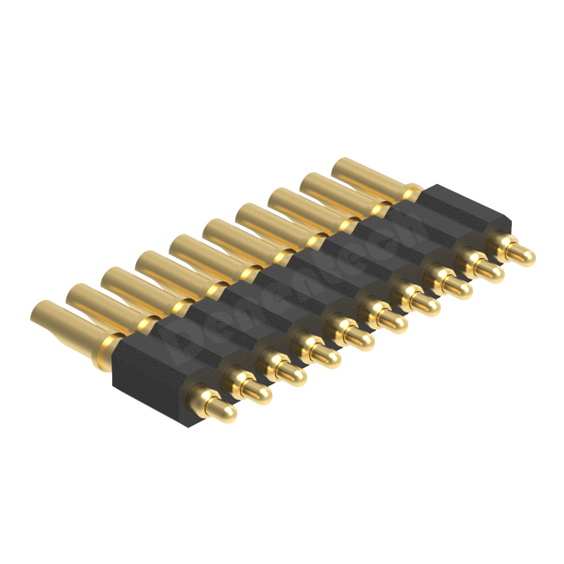 Dennetech high quality 2.0MM H4.0MM solder single row male pogo pin