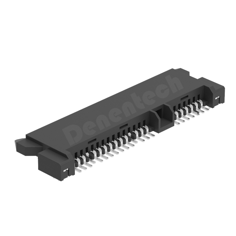 Denentech good quality factory directly SATA 7+15p Female H4.20 SMT sata 3 connector