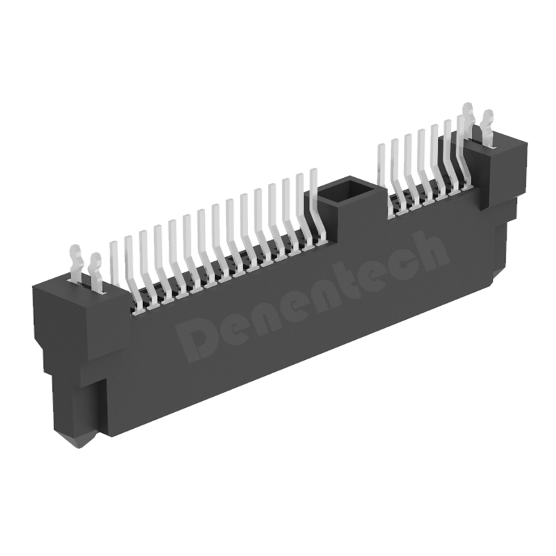 Denentech promotional SATA 7+15P Female H14.15mm Straight Dip sata hard disk connector