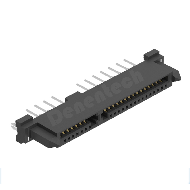 SATA 7+15P H9.10 Female Straight Double Row DIP