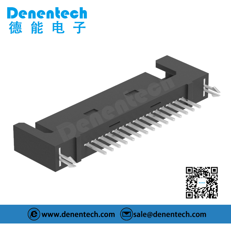 Denentech best selling SATA 15P Male Straight Dip With Harpoon sata connector