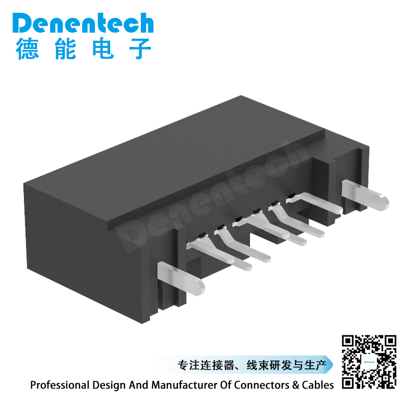 Denentech good quality factory directly SATA 7P Male Starigth DIP Type A sata hard disk connector