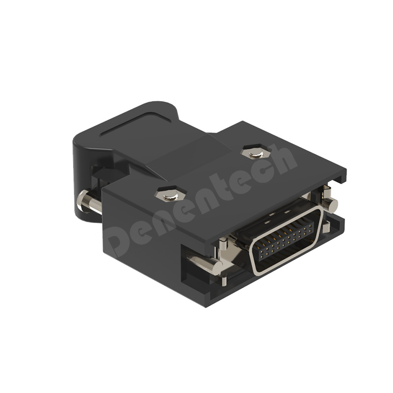 Denentech factory sales 1.27MM pitch 20P male SCSI connector 