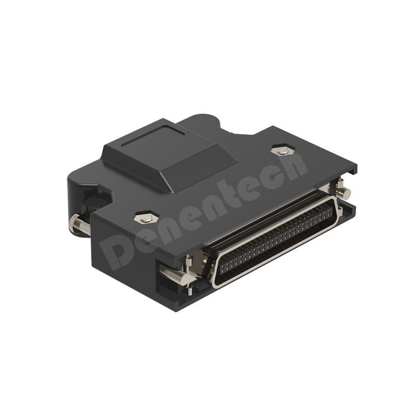 Denentech 1.27mm 50P male SCSI connector 