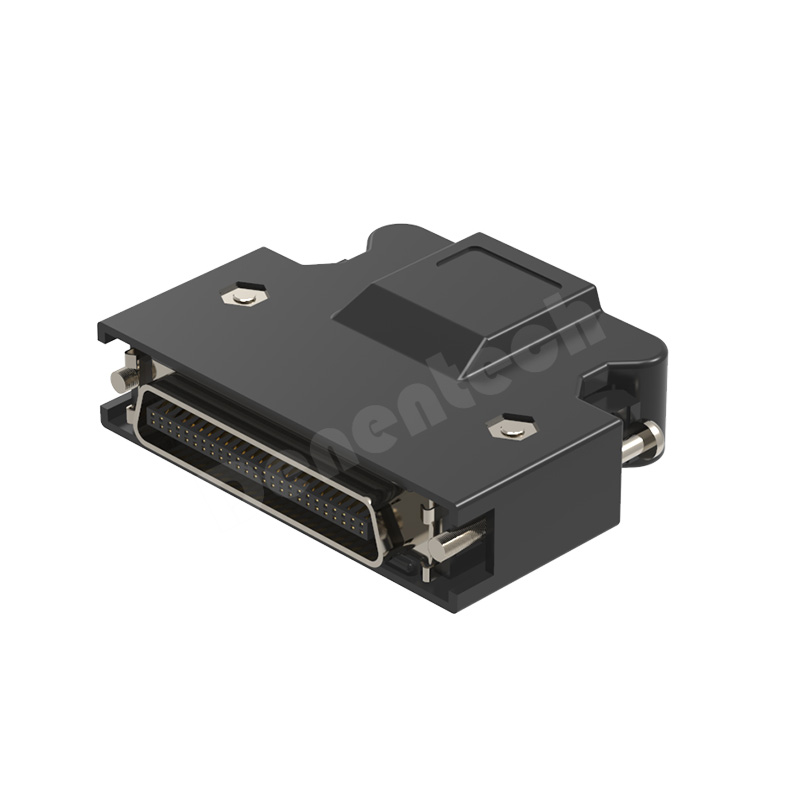 Denentech 1.27mm 50P male SCSI connector 