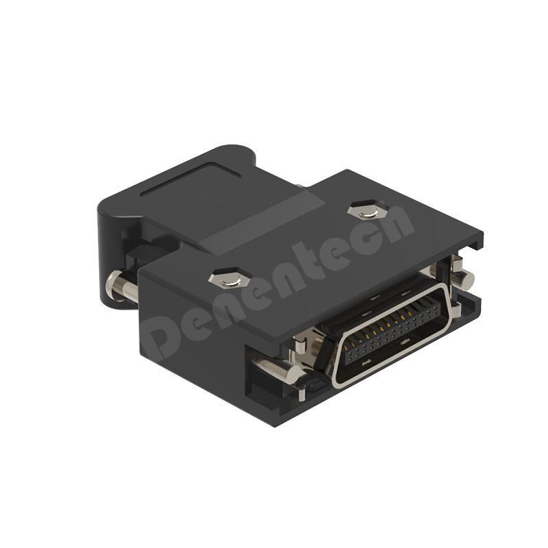 Denentech high quality 1.27MM male  26P  SCSI connector