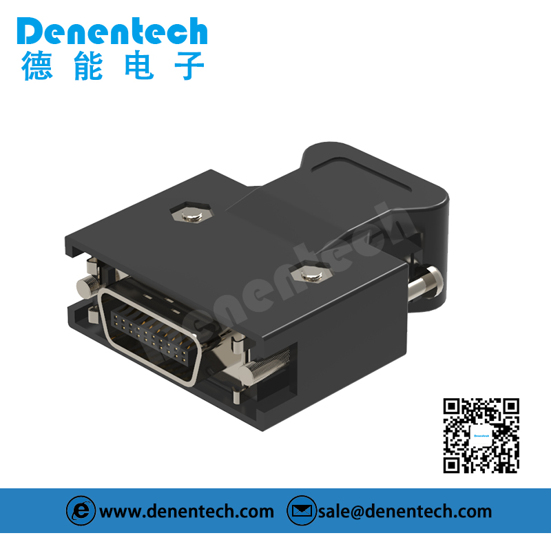 Denentech factory sales 1.27MM pitch 20P male SCSI connector 