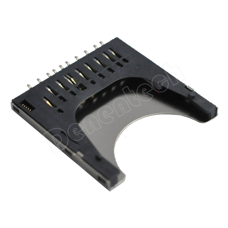 Denentech customized SD Push-Push card connector inside welding SD connector