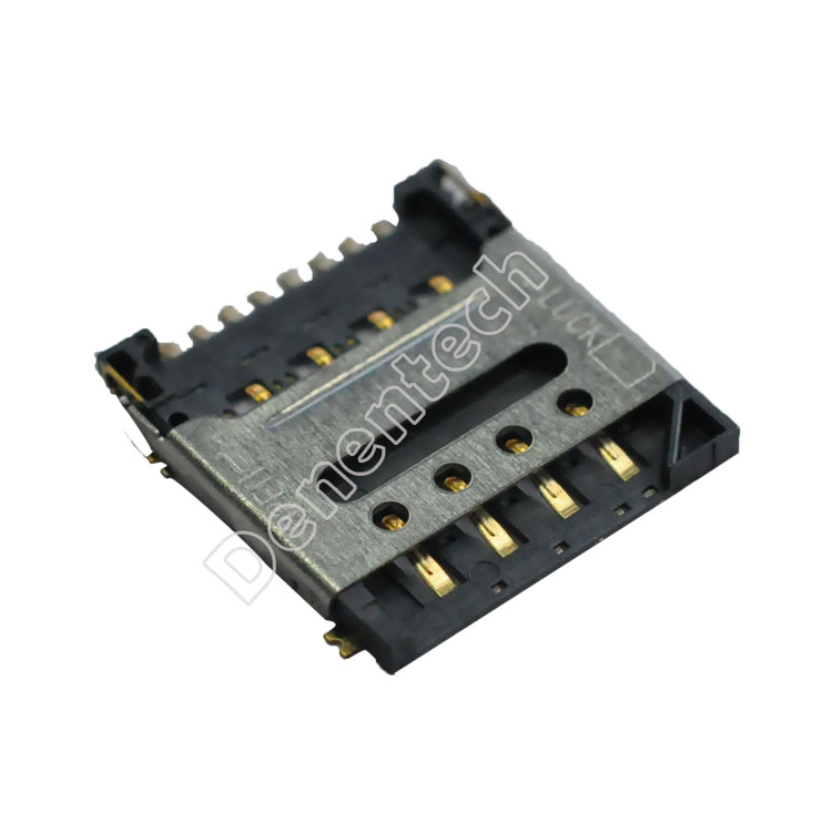 Denentech low price of MICRO SIM CARD H1.50 card connector