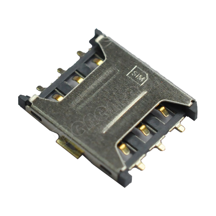 Denentech good quality factory directly NANO SIM H1.35NO-PUSH  card  connector 