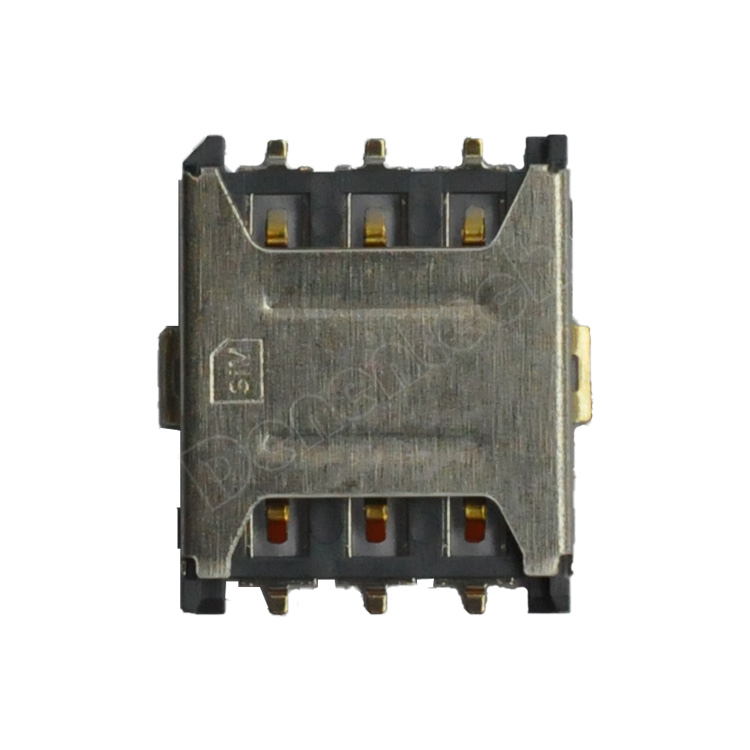 Denentech good quality factory directly NANO SIM H1.35NO-PUSH  card  connector 