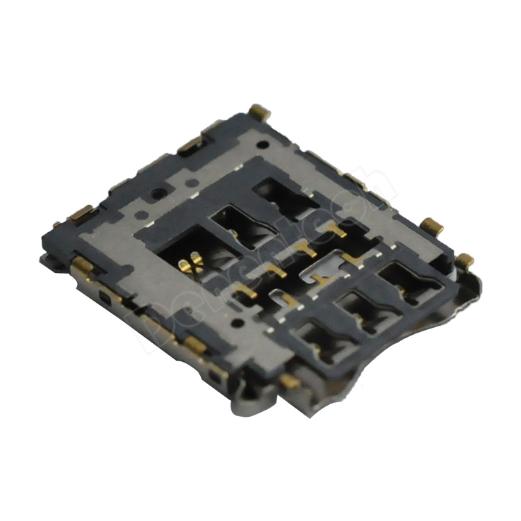 Denentech high quality NANO SIM H1.5  SMT card connector 