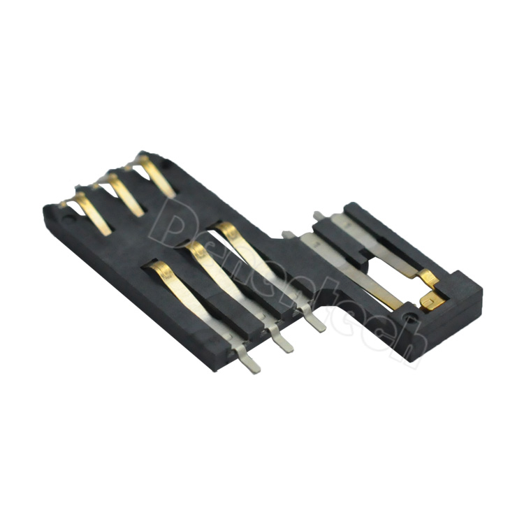 Denentech low price of SIM H1.45/2.0 card connector