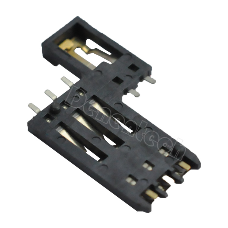 Denentech low price of SIM H1.45/2.0 card connector