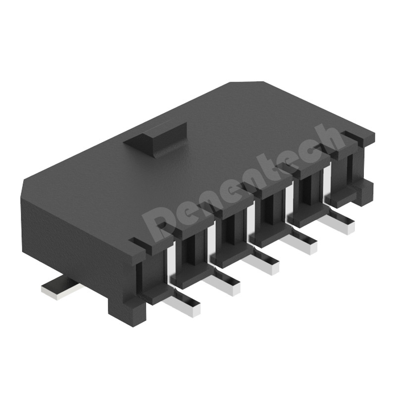 Denentech single row right angle SMT 3.0mm 4 pin wafer Wire to-Board connector