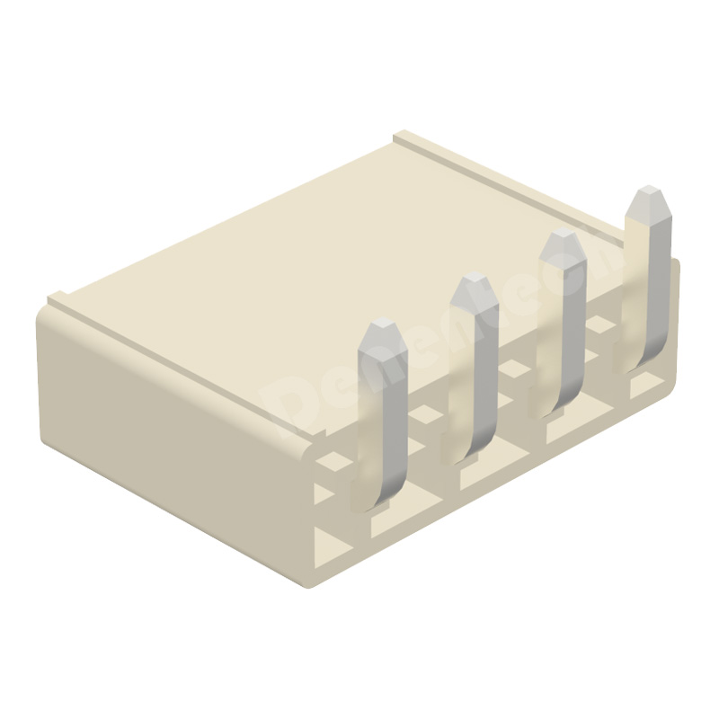 Denentech single row right angle 4.20mm board smd wafer connector