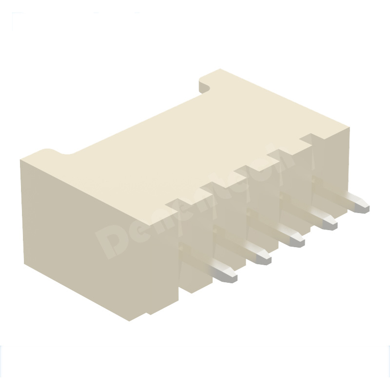 Denentech HY single row straight SMT pcb 4 pin 2.00mm wafer connector with lock