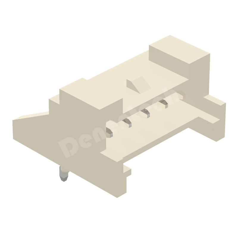 Denentech PEA single row right angle locating 2.0MM wafer connector Wire to-Board connector with lock