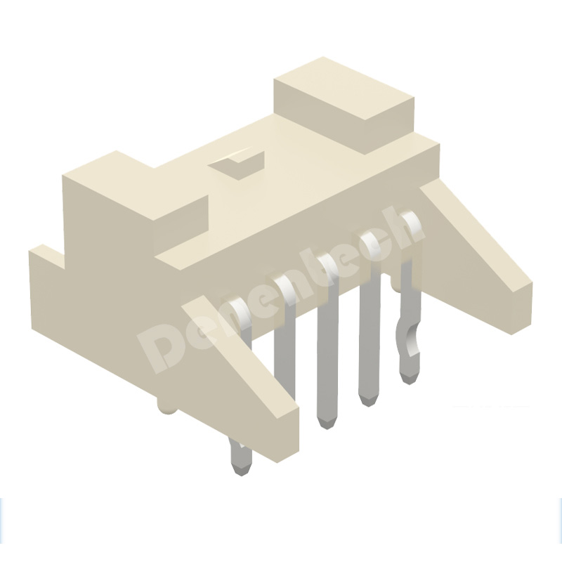 Denentech PEA single row right angle locating 2.0MM wafer connector Wire to-Board connector with lock