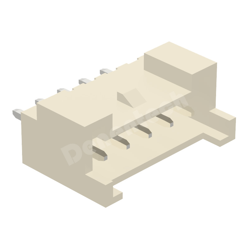 Denentech PEA single row straight 2.0MM smd connector wafer Wire to-Board connector with lock