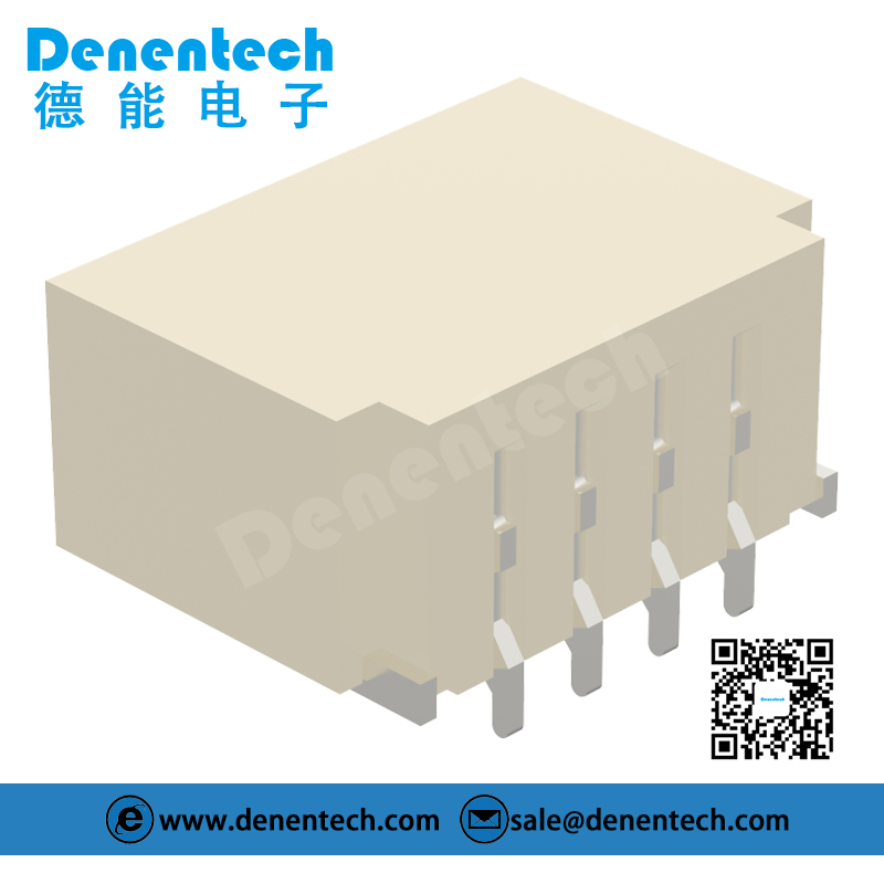 Denentech H4.3MM single row straight SMT 1.00mm pcb wafer Wire-to-board connector
