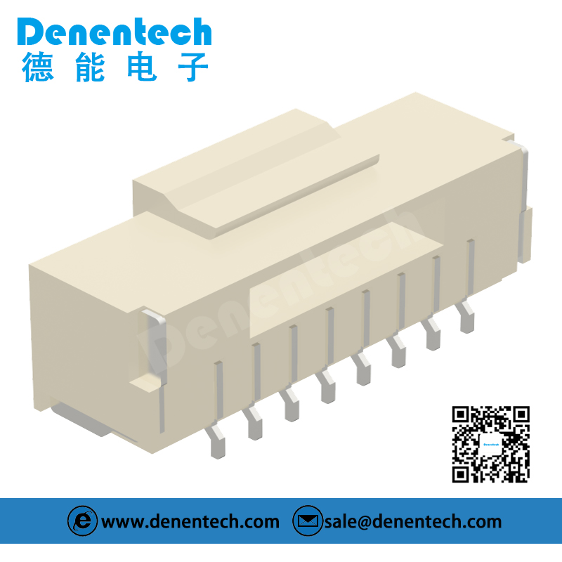 Denentech high quality GH single row straight SMT 1.25MM 4 pin wafer housing connectors