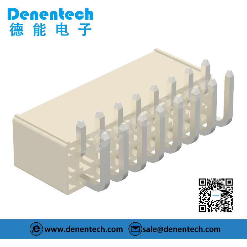 Denentech 双排90度-1DIP 4.20mmWafer端子线 接插件 针座 胶壳端子连接器