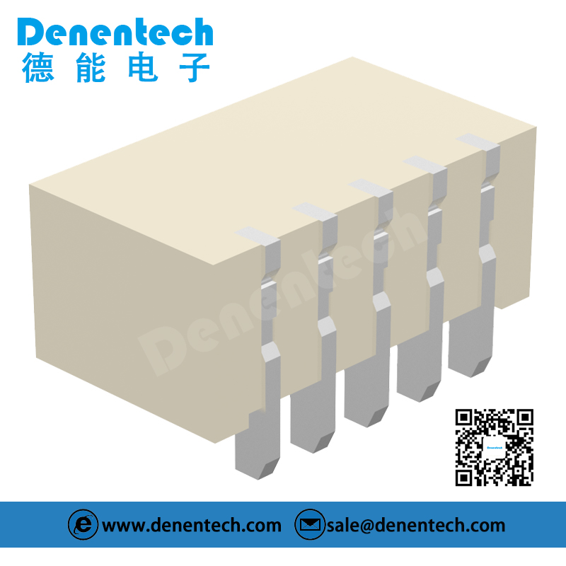 Denentech high quality 1.5MM wafer WX H5.8 single row straight  wafer connector header