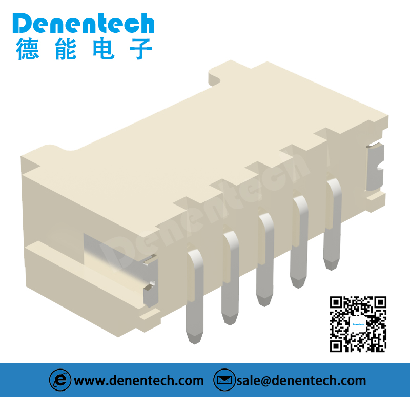 Denentech工厂直销HY单排180度SMT带扣 2.0mm Wafer 针座 插板 接插件 连接器
